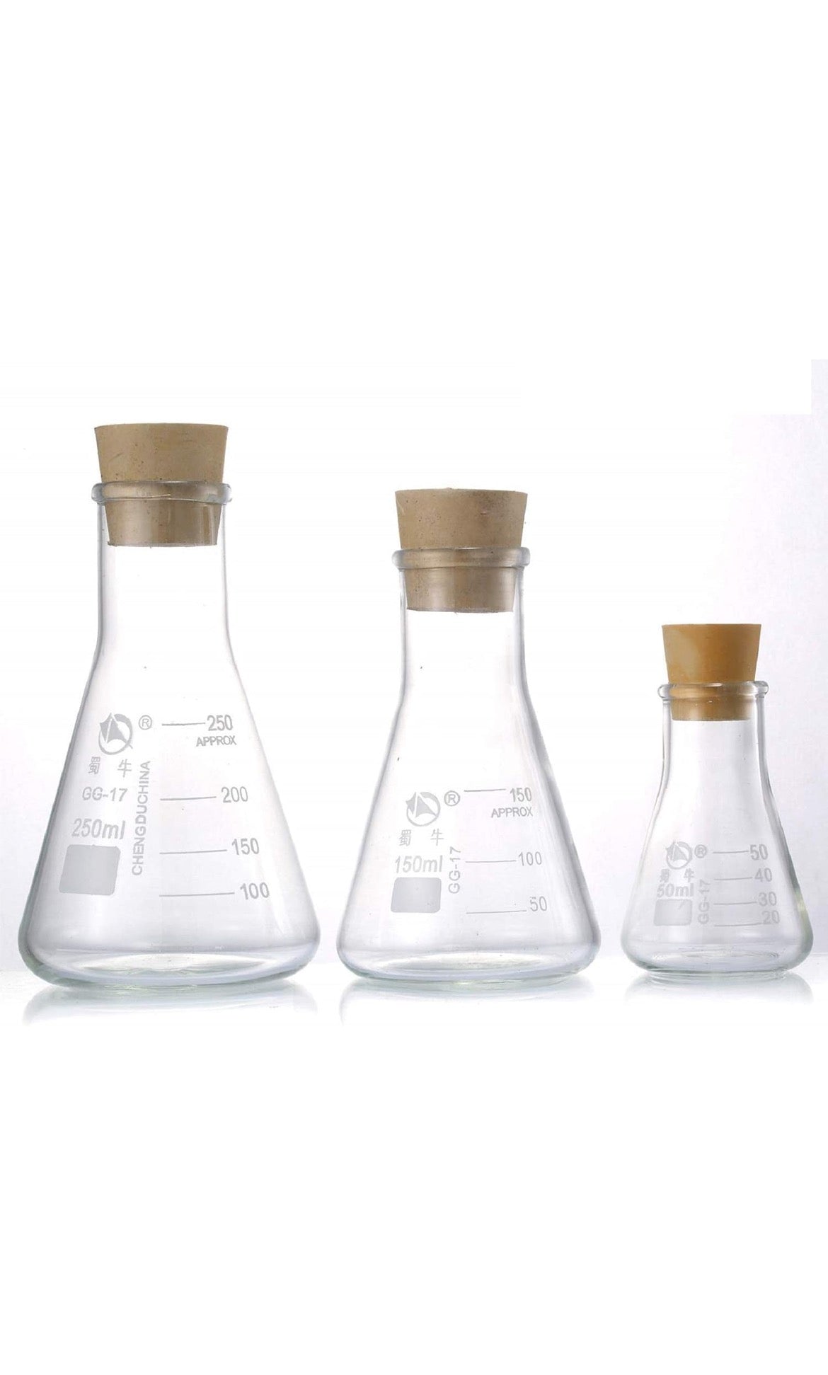 Glass flask set